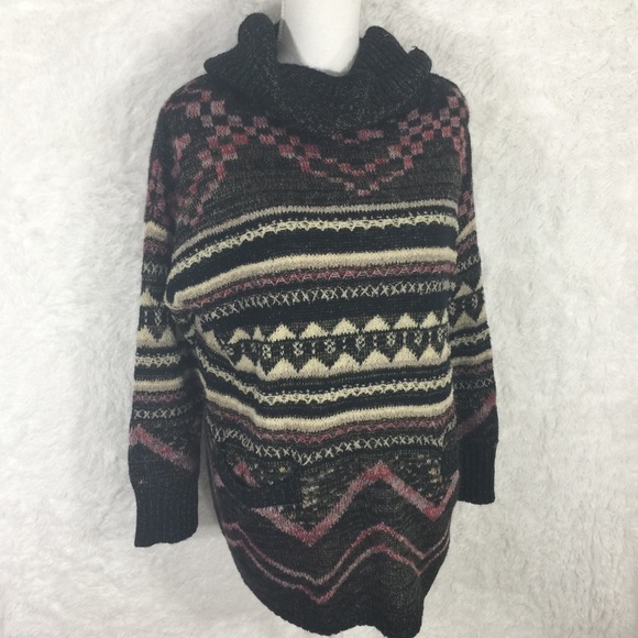 Lucky Brand Sweaters - SALE Lucky Brand Graphic Cowl Pullover 1X